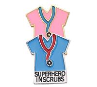 TOGEVAL 2 Piezas Broche Revelar Poseedor Carrete De Placa Corazón Guardián De La Camiseta De Género Alfiler Accesorios Arete Cuerpo Patas Botones Reloj De Bolsillo Retráctil Aleación