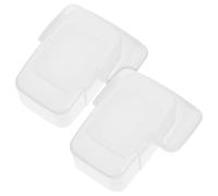 TOGEVAL 2 piezas Caja Dispensadora de Toallitas Húmedas Pulsador Envase Rellenable Compacto y Ligero para Hogar Oficina y Viaje Caja Portátil sin Olor Almacenamiento Práctico para Pañitos