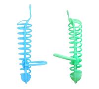 TOGEVAL 2 Piezas comedero para Loros Accesorio para Jaula de Hamster Juguetes Exteriores comedero pajaros Bird Feeder Cesta de Frutas de pájaros Cesta de forrajeo de Loros Mascotas Blue