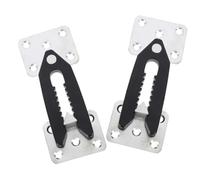TOGEVAL 2 Piezas Conector para Sofá Seccional Resistente Soporte Oculto para Muebles Clips Interbloqueables para Fijar Esquinas y Respaldos Antióxido y Reutilizable