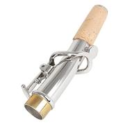 TOGEVAL 2 Piezas cuello de saxofón tenor cañas para saxofón alto lira accesorios de saxofón decoración para saxofón cuello curvo de saxofón accesorios duraderos para saxofón cobre Silver