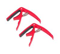 TOGEVAL 2 Piezas de Cejillas de Guitarra con Tensión Ajustable para Guitarra Acústica/eléctrica Clip de Afinación de Guitarra Shark Fácil Instalación Diseño Versátil