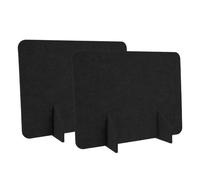 TOGEVAL 2 Piezas Divisor de Escritorio de Fieltro con Patas Soporte Panel Acústico Ligero sin Taladros para Privacidad y Reducción de Ruido Oficina y Estudio