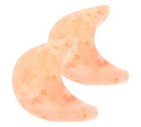 TOGEVAL 2 Piezas Jabón Exfoliante Corporal de Sal Natural en Barra Lunar 2 Unidades, Jabón de Sal Mineral Artesanal para Cuidado de Piel Sensible y, Uso Spa y Limpieza Diaria