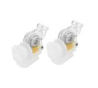 TOGEVAL 2 Piezas Mecanismo Control Inclinación Cuerda para Horizontales Adaptable Silencioso Compatible Barra Hexagonal Repuesto Perfil para Accesorios Cortinas