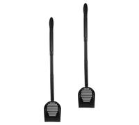 TOGEVAL 2 Piezas Pala para Arena y Grava de Acuario 2 Piezas Multifuncional Mango Ergonómico de PVC para Limpieza de Sustrato y Desechos en Tanques Grandes y Peceras