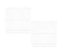 TOGEVAL 2 Piezas Separador para Jaula de Mascotas Pequeñas de Malla Metálica Dorada Panel Divisor Resistente de Hierro para Hámster Conejos y Animales Pequeños Fácil Limpieza y Observación