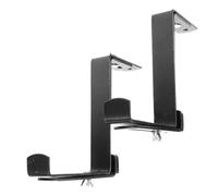 TOGEVAL 2 Piezas Soporte Colgante Metálico Ajustable para Macetas Gancho Resistente para Barandillas y Paredes para Jardines y Decoración Interior y Exterior Paquete de Unidades
