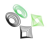 TOGEVAL 20 Piezas Anillos Flotantes para Plantas Acuario Redondos y Cuadrados Barrera Flotante para Aislar Plantas Promueve Crecimiento Saludable y Mejora Calidad Agua Peceras