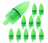 TOGEVAL 20 Piezas LED Luz de Pesca Nocturna Luminosa con Alarma Sonora para Cañas Resistente al Agua Accesorio para Pesca Agua Dulce y Salada