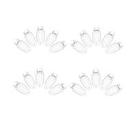 TOGEVAL 20 Piezas Pinzas de Transparentes para Unidades Clips Pequeños Diseño Seguro y Cómodo para Niñas y Bebés Escuela Fiestas y Diario