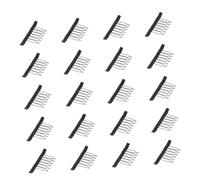 TOGEVAL 20 Pinzas para Peluca de Acero y Tela 6 Dientes, Peines y Clips para Gorras, Accesorios Fáciles de Reemplazar para Uso Profesional y DIY