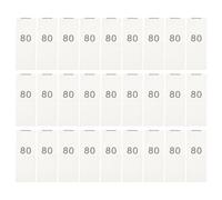 TOGEVAL 200 Etiquetas de Tamaño Tejidas de Algodón para Ropa Infantil, Plegables, Suaves Deshilachado, Marcas de Tallas Niña, Suministros de Tela Prácticas para Coser en Prendas