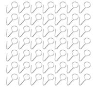 TOGEVAL 200 Ganchos para Fundas de Asiento de Coche de Acero Inoxidable Gancho Plateado para Clips y Sujetadores de Cojines 200 Piezas para Organizar y Fijar Accesorios Vehículo