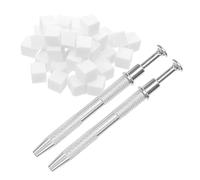 TOGEVAL 200 Piezas Esponjas Suaves para Uñas 200 Unidades con Aplicador de Bolígrafo, Mini Esponjas para Arte de Uñas, Herramientas para Manicura en Casa y Salón, Accesorio para