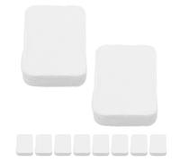 TOGEVAL 20piezas Discos De Algodón Desmaquillantes Suaves De No Tejida Para Desmaquillar Labios y Ojos Reutilizables y Eficaces Limpieza Facial