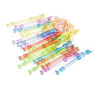 TOGEVAL 20piezas Mini Flauta Transparentes Para Niño Niña Instrumento De Educación Musical De Tocar y Para Clases De y Principiantes