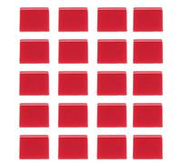 TOGEVAL 20piezas Tapas de Fader para Mezclador de Reemplazo de Perillas Deslizantes de Plástico Accesorios de Repuesto para Controlador de Dj Unidades Rojo