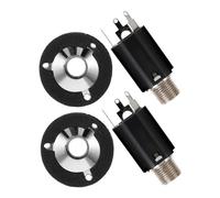 TOGEVAL 2juegos Accesorios Para Conectores De Guitarra De Clavijas De De Guitarra De Entrada Compatible Con Ecualizador De Salida De Pastilla De Conector De Clavija De Duradero