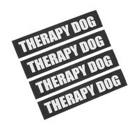 TOGEVAL 2pares Arnés para Perros Pegatinas Reflectantes Parches para Chalecos De Perro para Paseos Nocturnos De Adhesivos para Arnés De Mascotas