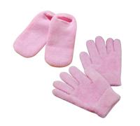 TOGEVAL 2pares Guantes Exfoliantes de Gel Hidratante para Manos Secas con Infusión de Aceites Esenciales para Pieles Suaves para Spa Casa