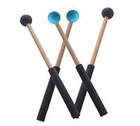 TOGEVAL 2pares Mazos De Marimba Baquetas Para Xilófono y De Lengüeta Accesorio De Percusión Musical Para Clases y Ensayos Escuela o Taller