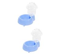 TOGEVAL 2piezas Dispensador De Agua Automático para Mascotas Contenedor Forma De Champiñón Alimentador De Agua para Perros y Gatos Material Resistente y Seguro para Interior
