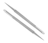 TOGEVAL 2piezas Herramientas De Manicura Empujadores De Cutículas Recortador De Uñas Herramientas De Pedicura