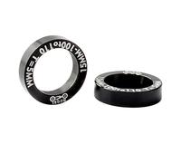 TOGEVAL 2piezas Junta De Conversión De Cubo Arandelas para Tornillos De Bicicleta para Buje De Bicicleta De Montaña Color Negro