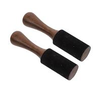 TOGEVAL 2piezas Martillo De Madera Para Tazón Sonoro Accesorio Para y Yoga Fabricado Madera Duradera Sonido Melódico Para Practicar La Paz Mental