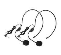 TOGEVAL 2piezas Micrófonos De Condensador Micrófono De Oreja para Amplificador De Voz Vocal para Enseñar Canto Cable Diseño y Cómodo
