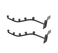 TOGEVAL 2piezas Soporte De Flauta De Hierro Duradero Resistente Deformaciones Fácil Instalación Para Exposición y Almacenamiento Seguro De Colgadores Para Músicos y Aficionados