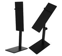 TOGEVAL 2piezas Zapatero Expositor De Zapatos De Metal Ajustable Expositor De Zapatos De Acero Inoxidable para Tacones Altos para Tiendas De Ropa y Exhibición De Calzado