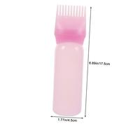 TOGEVAL 3 piezas Botellas Aplicadoras de Raíz para Aceite Botella Dosificadora con Peine para Tinte y Permanente Fácil de Usar para Salones y Cuidado del Cabello