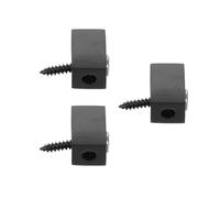 TOGEVAL 3 Piezas de Cejuela de Bloqueo para Guitarra sin Clavijero Accesorio de Retención de Cuerdas de Latón Eléctrico Soporte Modular para Cuerdas de Puente Uso Profesional