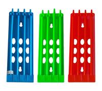 TOGEVAL 3 Piezas Soporte Organizador para Anillas de Patas de Aves Bastidor Práctico para Complementos Aves Almacenamiento Seguro y Fácil Instalación