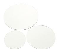 TOGEVAL 3 Piezas Tableros Acrílicos Espejo Redondo para Fotografía Decoración y Maquillaje Reflectores Portátiles Versátiles para Joyas y Objetos Pequeños