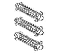 TOGEVAL 3 Piezas Tensor Muelle de Tracción para Correa de Perro Amortiguador de de Acero Inoxidable Diseño Resistente para Entrenamiento y Actividades Tensión para Perros Reducción de