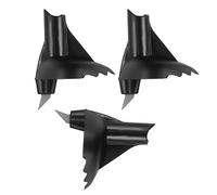 TOGEVAL 3 Puntas de Varilla para Bastón de Senderismo de Acero Tungsteno Resistentes al Frío Accesorio para Bastones de Trekking y Esquí Color Negro Kit de 3 Piezas