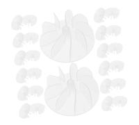 TOGEVAL 30 Piezas Accesorios para secador de cabello pequeño Secador de cabello Kit de reparación de bricolaje duradero el plastico Transparente