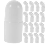 TOGEVAL 30 Piezas Botellas de Rodillo de Plástico Rellenable Dispensador Portátil para Aceites Esenciales Desodorante y Gel Corporal Aplicación Precisa para Cuidado y Aromaterapia