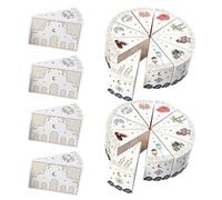 TOGEVAL 30 Piezas Caja de Regalo Forma Pastel Cajas de Papel Decorativas para Eid Mubarak y Ramadan Embalaje para Dulces Celebraciones de Oriente