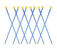 TOGEVAL 30 Piezas Flechas de Ventosa para Juego de Flechas de Repuesto de Plástico Seguro para de Juguete Colores Vivos para Práctica y Diversión Creativa Interiores y Exteriores