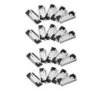 TOGEVAL 30 Piezas Unidades Clips Metálicos Fuertes para Documentos Pinzas Portapapeles Resistentes con Gancho Plástico Multifuncionales para Oficina Escuela y Archivo