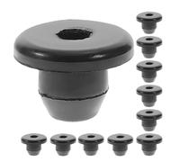 TOGEVAL 30 Tapones de Goma Negra para Gato Hidráulico de Botella Tapones de Aceite para Gatos Horizontales Kit de 30 Piezas para Mantenimiento y Reparación de Suelo