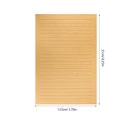 TOGEVAL 300 Hojas Papel de Carta Vintage Línea Horizontal Papelería Kraft Retro Resistente para Escritura Notas Poemas y Correspondencia Creativa