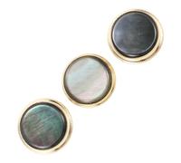 TOGEVAL 3piezas Hebilla de Botón para Trompeta Kit Tapas de Válvula Niqueladas y Incrustación de Carcasa Negra Fácil de Instalar y Usar Conciertos