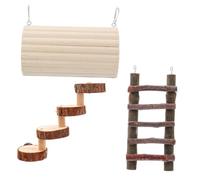 TOGEVAL 3piezas Juguete para Hámster y Escalera para Pequeñas para Ejercicio y Diversión De Hámsters Chinchillas y
