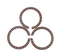 TOGEVAL 3piezas Roseta De Madera Para Guitarra Acústica Accesorios De Roseta De Guitarra Para Reparación De Instrumentos Musicales