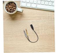 TOGEVAL 4 Piezas Adaptador de Micrófono Metal Conversor Estéreo y Compatible Audio Hogar Conector Jack
